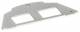 Hager BSM052 Montageplatte Typ 05 Large Keystone/ AMP 20,1x14,8 zweifach