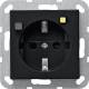 GIRA 2677005 FI-Schutzsteckdose 30A SH System 55 sw