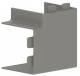GGK LFG-FW 60x60 steingrau Flachwinkel für Leitungsführungskanal 1157