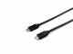 Equip Kabel USB-C2.0->C 3A PD60W St/St 1.00m schwarz Polybeutel
