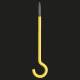 Kaiser 1225-80 concrete light fixture hook self-forming shaft L:80 mm fully insulated
