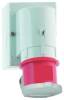 Bals 2465 wall-mounted plug 16 A 4p 400 V 6h IP44 red W x H x D: 150 x 75 x 119 mm