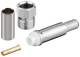 Goobay 11792 FME jack Crimp for RG 58 / U - with Gold Pin