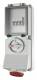 Mennekes 7220 32A5P 6H400V Wanddose DUO IP44