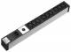 Rittal 7240201 DK Socket strip, IEC 320 socket C13, 9-way, 250 V, 10 A, LHD: 482,6x44x44 mm, For IEC 320 connectors with IEC 320 input