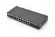 DIGITUS Switch 8-Port Gigabit 135W PoE Unmanaged black