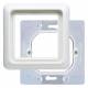Jung CD681WUWW UP / WD Frame 1-fold, CD 681 WW WU alpine white with flange