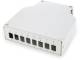DIGITUS DN-96891 DIN rail splice box for 8 LC/DX connectors