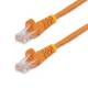 StarTech.com 1 m Orange Cat5e Snagless RJ45 UTP Patch Cable - 1m Patch Cord