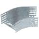 OBO Bettermann 6036332 RB 45 120 FT Bogen 45° für Kabelrinne horizontal