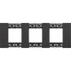 Legrand KA4802M3KG BTicino LivingNow cover frame 3x2-module in color version Black