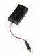 ALLNET Battery pack of 2 for 18650 Li-ion battery with barrel connector 5.1x2.1mm