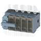 Siemens 3KF24122LF11 3KF2412-2LF11 switch disconnector with fuse 125 A BG2 4-pole for NH000 left