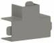 GGK 2284 T-Stück für LFG 15x15 Grau RAL7030