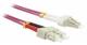 Fiber optic 2-fiber patch kit. 0.5mtr.LC-SC, 50/125um,OM4, AD=3mm, Synergy 21