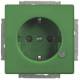 Busch Jaeger 2CKA002013A5467 BJ 20 EUCBL-84 SCHUKO socket insert green RAL6032 future linear sockets