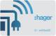 Hager XEVA420 charging station accessory set 20 RFID cards for witty flow
