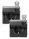 Merten MEG2318-7214 SCHUKO socket BRS folding + writing. paragraph 2gl. anthr.AQUA