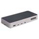 Startech.com 116E-USBC-DOCK USB-C Triple Monitor Docking Station HDMI/DisplayPort 5-Port USB 3.2 Gen 2 Hub GbE 100W USB PD Universal Docking Station 
