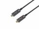 Equip Kabel USB-C3.2->C AOC 4K PD60W St/St 10.00m schwarz