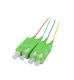 Fiber optic pigtail SC(APC) 9/125u, 1.5mtr. OS2, 4-pack, colored, G657.A2, Synergy 21