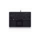 Perixx PERIBOARD-510 H PLUS FR, Mini USB-Tastatur, Touchpad, Hub, schwarz