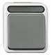 Merten MEG3156-8029 button light gray, Mn-terminal 1-pole change AQUASTAR