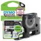 Dymo ID Label - 12.70 mm Width x 3.05 m Length - Black