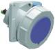 Bals 12838 mounting socket QC 20° 16A 5p 230V 9h IP67 blue W x H x D: 103x92x101 mm