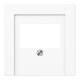 Jung A569BFPLTWW A cover 569 BFPLT WW, alpine white for TAE