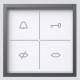 Siedle ZAM 600-01 DG ZustandsanzeigeModul im In-Home/Multi Dunkelgrau 087982