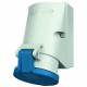 Mennekes 735 32A7P 9H230V Wanddose IP44 HW/VN