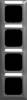 Busch Jaeger 2CKA001754A4943 1724 NS-915 cover frame with viewing window vertical 4-way