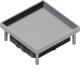 HAGER EKQ060BL15 Edelstahlkassette Q06 blind Belag T=15mm