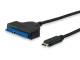 Equip Adapter USB-C->SATA 6,3 cm ( 2,5 Zoll ) St/St 0.50m schwarz