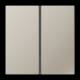 Jung ES2402TSA Buttons set complete 2-fold, ES 2402 TSA