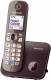 Panasonic KX-TG6811GA DECT Telefon SOLO schnurlos mocca braun