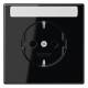 Jung LS1520NASW SCHUKO Steckdose Schriftfeld schwarz