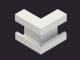 Niedax GKA220-78T70VW GKA 220-78T70 VW GK external corner 90° single-run symmetrical 220x70 mm De-opening