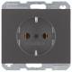 Berker 41157006 Steckdose SCHUKO K.1 anthrazit matt
