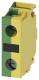 Siemens 3SU1400-2DA43-1AA0 support point terminal, green/yellow, screw connection.