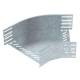 OBO Bettermann 6036334 RB 45 130 FT Bogen 45° für Kabelrinne horizontal