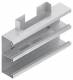 Niedax DKT 220-78T90 C GK-T-Stk 90° double-drawn symmetrical 220x90mm De-Opening