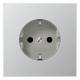 Jung AL1520NKI SCHUKO socket without claw LS aluminum