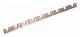 Ferraz Shawmut H213033E Mersen 01791.000000 V-Schiene Gabel 1p ohne Isohne 36qmm Teil. 27mm L1000mm