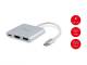 Equip Dock 3-1 USB-C->HDMI,USB-A,60W USB-C 0.15m