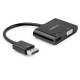 Startech.com DP2VGAHD20 Adapter DisplayPort to VGA - 4K 60Hz - Multiport video converter for Mac & Windows - DP VGA HDMI