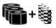 Zebra ZIPSHIPKIT1 LABEL RIBBON PACK 3006320
