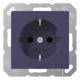 Jung A1520BFKIBL SCHUKO® Steckdose mit Berührungsschutz