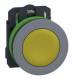 Schneider Electric XB5FA51C0 Schneider push button, complete, plastic, momentary, yellow, 30mm